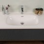 HANAH HOME Kupatilski ormarić sa umivaonikom i ogledalom (2 komada) Elegant Miling Hrast - slika 3