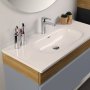 HANAH HOME Kupatilski ormarić sa umivaonikom i ogledalom (2 komada) Harmony Light Grey - slika 3
