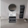 HANAH HOME Kupatilski ormarić sa umivaonikom i ogledalom (2 komada) Moonlight 70 v2 385 - slika 2