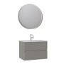 HANAH HOME Kupatilski ormarić sa umivaonikom i ogledalom (2 komada) Moonlight 70 v2 387 - slika 3