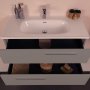 HANAH HOME Kupatilski ormarić sa umivaonikom i ogledalom (2 komada) Serenity Grey - slika 5