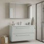 HANAH HOME Kupatilski ormarić sa umivaonikom i ogledalom (2 komada) Nuvola 100 v2 179 - slika 1