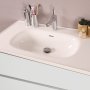 HANAH HOME Kupatilski ormarić sa umivaonikom i ogledalom (2 komada) Simple 60 White - slika 4