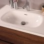 HANAH HOME Kupatilski ormarić sa umivaonikom i ogledalom (2 komada) Simple 60 Hrast - slika 3