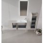 HANAH HOME Kupatilski ormarić sa umivaonikom i ogledalom (2 komada) Perla 110 344 - slika 2