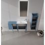 HANAH HOME Kupatilski ormarić sa umivaonikom i ogledalom (2 komada) Perla 110 348 - slika 2