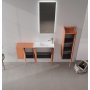 HANAH HOME Kupatilski ormarić sa umivaonikom i ogledalom (2 komada) Perla 110 347 - slika 2