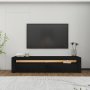 HANAH HOME TV polica Batı Wood Black - slika 1