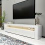 HANAH HOME TV polica Batı White - slika 2