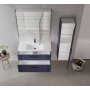 HANAH HOME Kupatilski ormarić sa umivaonikom i ogledalom (2 komada) Bari 100 v2 252 - slika 2