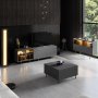 HANAH HOME TV polica Vienna Anthracite Gold - slika 5