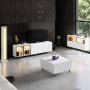 HANAH HOME TV polica Vienna White Gold - slika 5