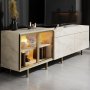 HANAH HOME TV polica Vienna Travertine Gold - slika 4