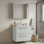 HANAH HOME Kupatilski ormarić sa umivaonikom i ogledalom (2 komada) Nuvola 65 v2 189 - slika 1