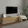 HANAH HOME TV polica Nest Travertine Warm Oak - slika 2