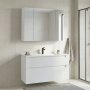 HANAH HOME Kupatilski ormarić sa umivaonikom i ogledalom (2 komada) Messina 100 v2 387 - slika 1