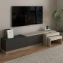 HANAH HOME TV polica Nest Travertine Anthracite - slika 2