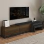 HANAH HOME TV polica Nest Anthracite Antique Walnut - slika 2