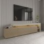 HANAH HOME TV polica Beliz Travertine Warm Oak - slika 2