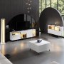 HANAH HOME TV polica Norm White Gold - slika 5