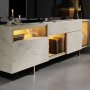 HANAH HOME TV polica Norm Travertine Gold - slika 4