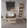 HANAH HOME Kupatilski ormarić sa umivaonikom i ogledalom (2 komada) Galia 100 v2 529 - slika 2