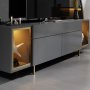 HANAH HOME TV polica Zenith Anthracite Gold - slika 4