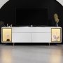 HANAH HOME TV polica Zenith White Gold - slika 2