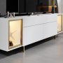HANAH HOME TV polica Zenith White Gold - slika 4