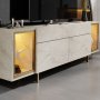 HANAH HOME TV polica Zenith Travertine Gold - slika 3