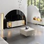 HANAH HOME TV polica Zenith Travertine Gold - slika 4