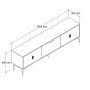 HANAH HOME TV polica Neva 3803 - slika 5