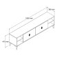 HANAH HOME TV polica Deren 3807 - slika 5