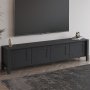 HANAH HOME TV polica Vachel Anthracite - slika 2