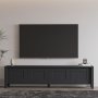 HANAH HOME TV polica Vachel Anthracite - slika 1