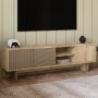 HANAH HOME TV polica Ravello Warm Oak Sapphire Oak - slika 2