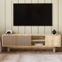 HANAH HOME TV polica Ravello Warm Oak Sapphire Oak - slika 1