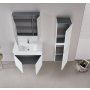HANAH HOME Kupatilski ormarić sa umivaonikom i ogledalom (2 komada) Tivoli 85 693 - slika 2