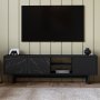 HANAH HOME TV polica Ravello Black Marble - slika 1