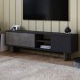HANAH HOME TV polica Ravello Marble Anthracite - slika 4