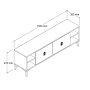 HANAH HOME TV polica Deren 3507 - slika 5