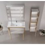 HANAH HOME Kupatilski ormarić sa umivaonikom i ogledalom (2 komada) Desna 100 735 - slika 2