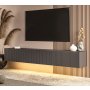 HANAH HOME TV polica Ada Anthracite - slika 2
