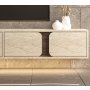HANAH HOME TV polica Helen Travertine Walnut - slika 3