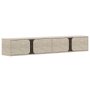 HANAH HOME TV polica Helen Travertine Walnut - slika 4