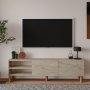 HANAH HOME TV polica River Travertine - slika 1