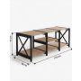 HANAH HOME TV polica TV Unit Shelf Black - slika 4