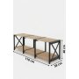 HANAH HOME TV polica Tv Unit Black - slika 4