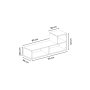 HANAH HOME TV polica Bucak Sonomo Oak - slika 3
