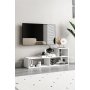 HANAH HOME TV polica Bucak White - slika 1